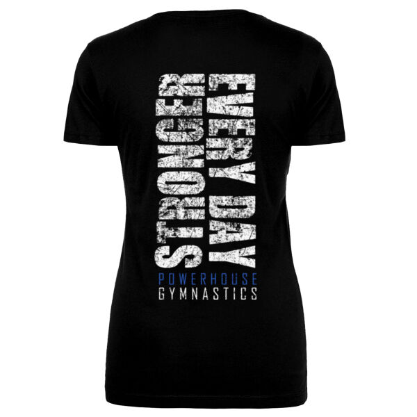 STRONGER EVERY DAY BACKBONE - WOMEN'S FITTED T-SHIRT Thumbnail
