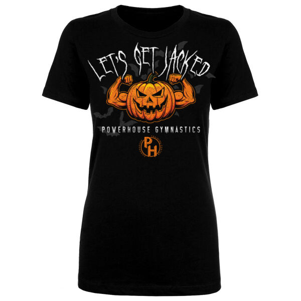 LET'S GET JACKED - WOMEN'S FITTED T-SHIRT Thumbnail