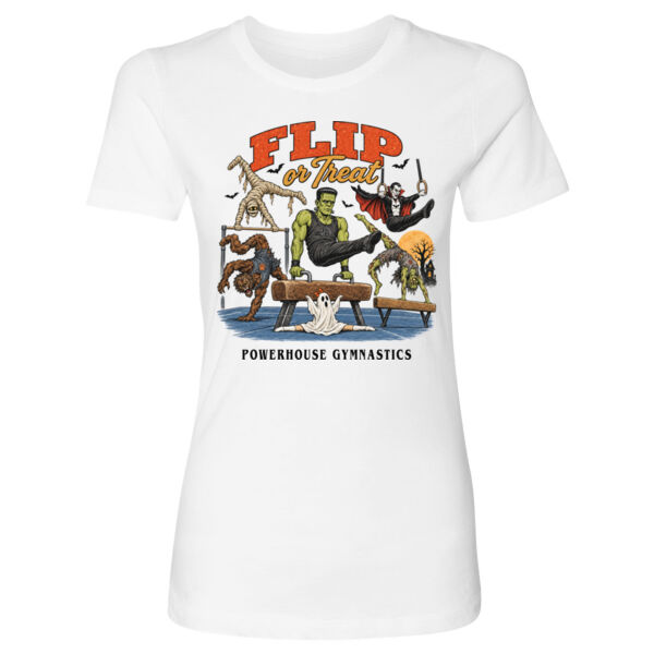 FLIP OR TREAT - WOMEN'S FITTED T-SHIRT Thumbnail