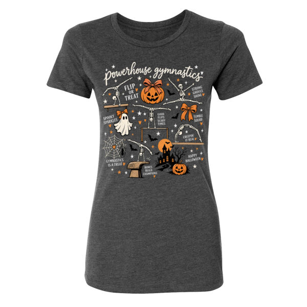 HALLOWEEN COLLAGE - WOMEN'S FITTED T-SHIRT Thumbnail